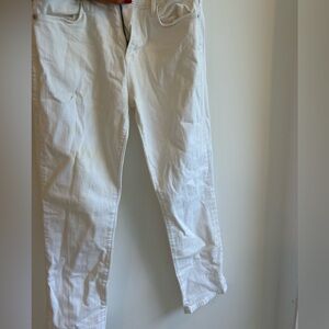 Frame White Straight Jeans